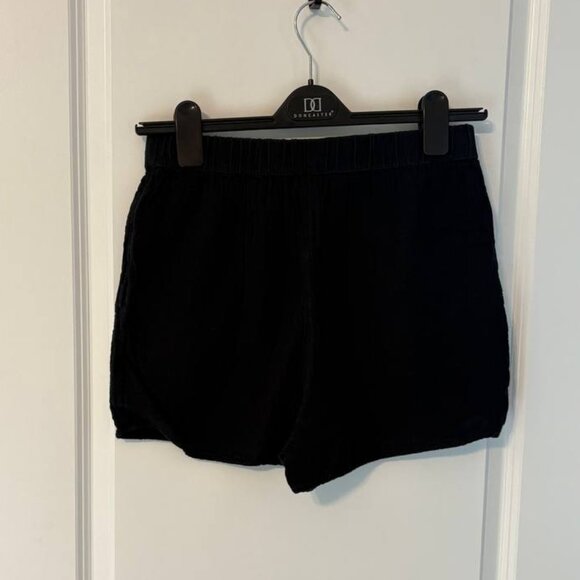 100% Cotton Gauze High Waist Universal Thread Black Shorts Women's Medium - Picture 2 of 6